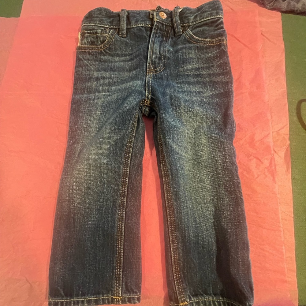 BabyGap  1969 jeans, 18-24 mos.  Soft, excellent condition.adjustable waist.